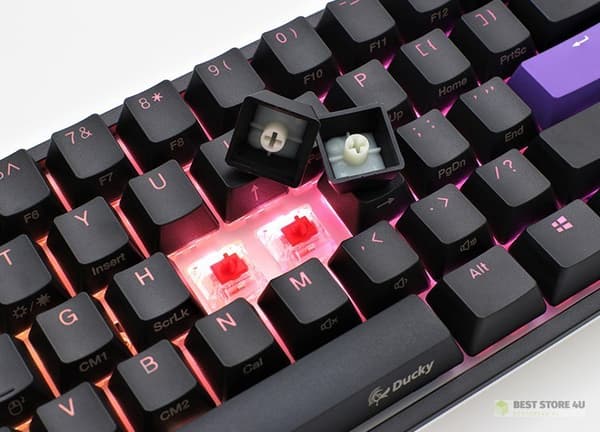 Mini Gaming Tastatur Ducky One 2 Mini RGB Gaming USB Tysk Sort