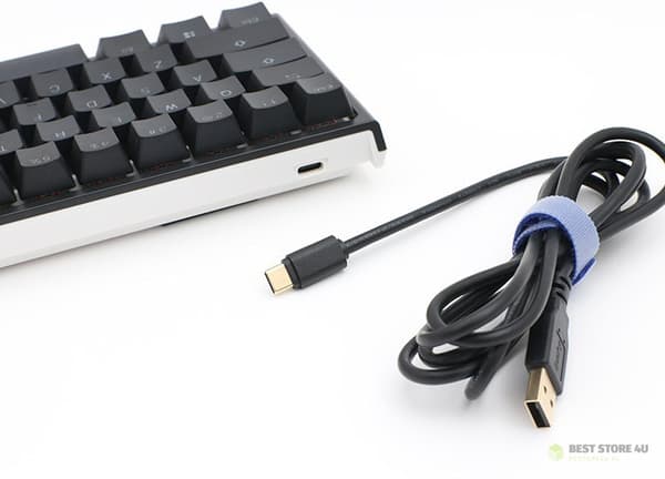 Mini Gaming Tastatur Ducky One 2 Mini RGB Gaming USB Tysk Sort