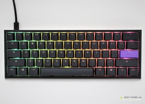 Mini Gaming Tastatur Ducky One 2 Mini RGB Gaming USB Tysk Sort