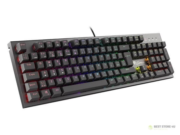 GENESIS THOR 300 -pelinäppäimistö, USB, QWERTY, portugali, musta
