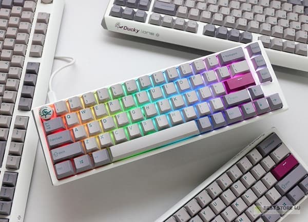 Ducky One 3 SF -pelinäppäimistö, USB, QWERTZ, saksanharmaa