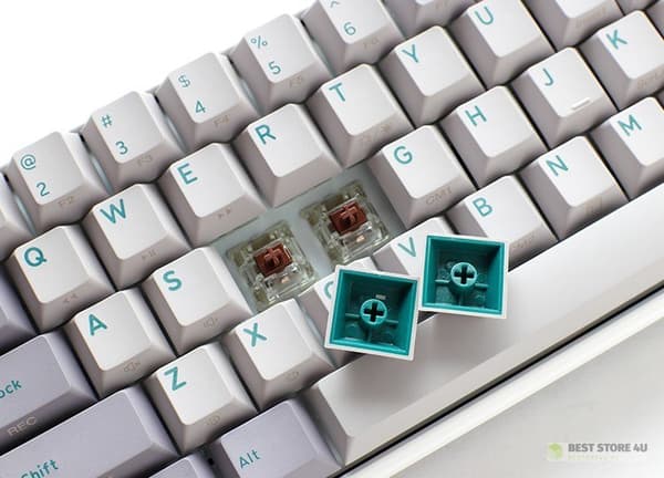 Ducky One 3 SF -pelinäppäimistö, USB, QWERTZ, saksanharmaa