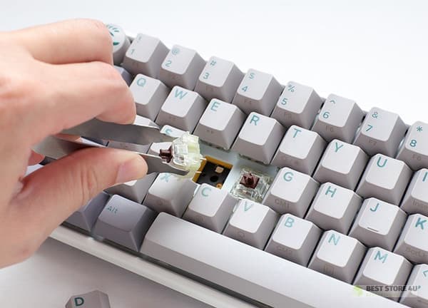 Ducky One 3 SF Gaming Tastatur USB QWERTZ Tysk Grå