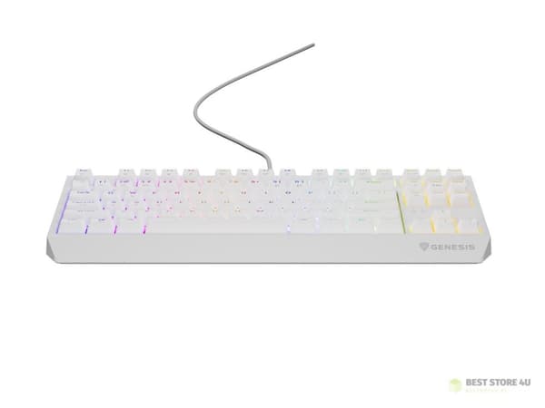 GENESIS Thor 230 TKL Gaming-tastatur USB + RF trådløs + Bluetooth QWERTY hvid