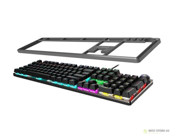 Gamingtastatur Sort US/FORGE GK310 RØD MSI