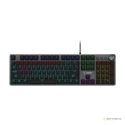 Gamingtastatur Sort US/FORGE GK310 RØD MSI Sort