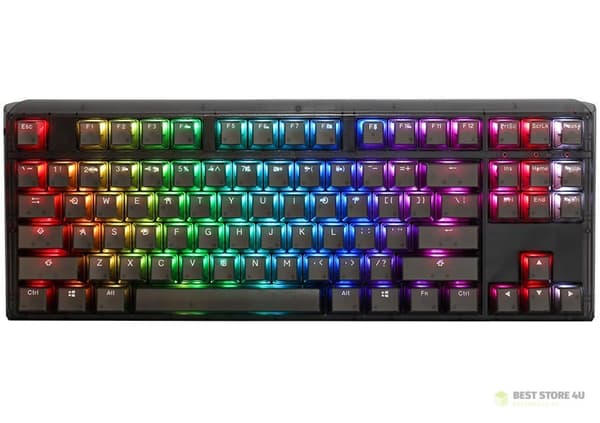 Ducky One 3 Aura TKL Gaming Tangentbord USB QWERTY Amerikanskt Internationellt Svart