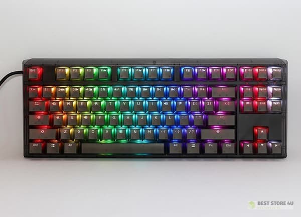 Ducky One 3 Aura TKL Gaming Tangentbord USB QWERTY Amerikanskt Internationellt Svart