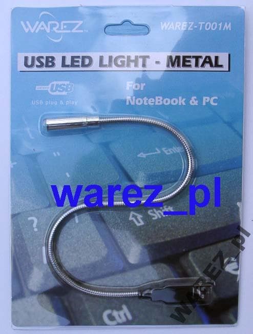 USB-LAMPE TIL BÆRBAR OG PC - METAL
