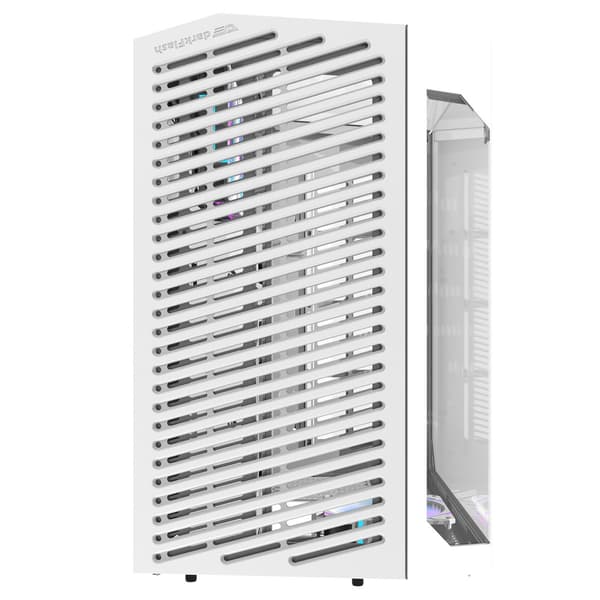 Darkflash DY470 Datorchassi med 4 ARGB fläktar - Vit