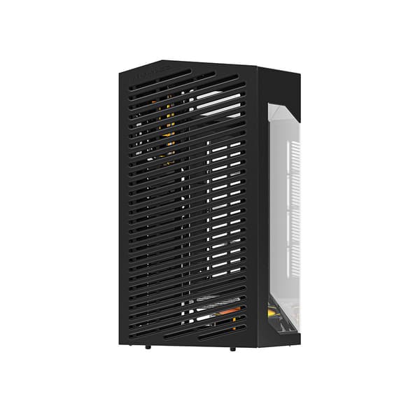 Darkflash DY470 Datorchassi med 4 ARGB fläktar - Svart