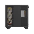 Miniatyrbillede 9 af 10: Darkflash DY470 computerchassis med 4 ARGB-blæsere - Svart