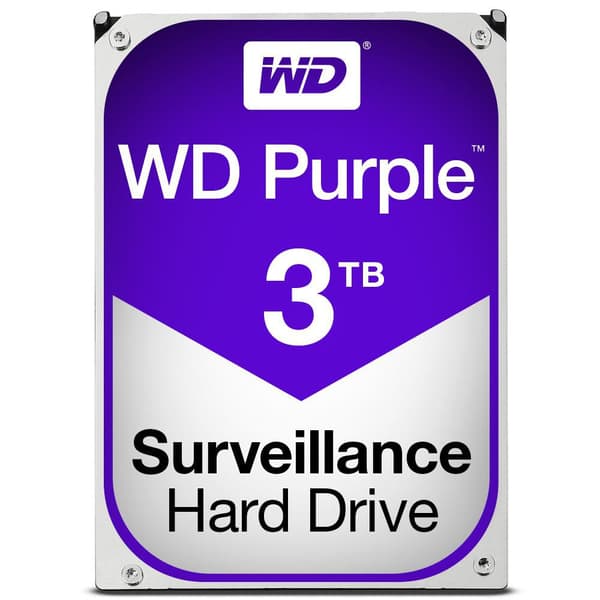 Hårddisk 3.5 SATA3 WD WD30PURX Lila 3TB 24x7