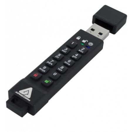 Apricorn 128 GB säker USB 3.0 256-bitars, ASK3Z-128 GB