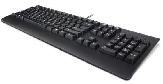 Lenovo TRDTNL KB BK DEN USB-tangentbord, 00XH697 Svart