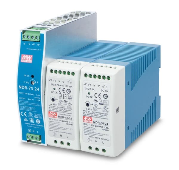 Planet 24V, 60W Din-skinne strømforsyning, PWR-60-24