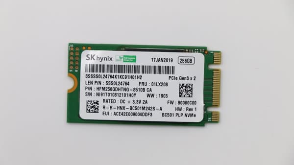 Lenovo SSD M.2 PCIe NVMe SSD, 01LX208