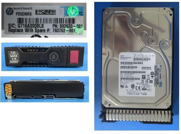 HP Enterprise HDD 6TB 6G 7.2K 3.5 SATA, 793762-001