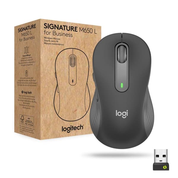 Logitech M650 yrityksille - GRAFIITTI, 910-006274