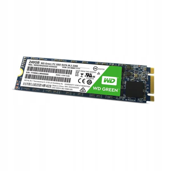 Grön SSD M.2 SATA 240GB SSD