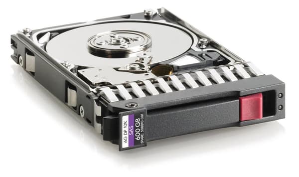 HP Enterprise 600 GB 10K 2,5" SAS-harddisk, 652583-S21