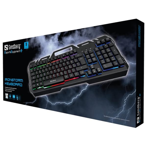 Sandberg IronStorm-tangentbord BE, 640-25