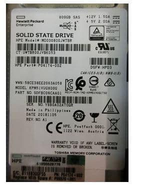 HP Enterprise 1,6 TB SAS SSD-disk, P06580-001