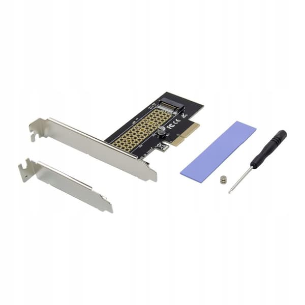 MicroConnect-adapter PCIe x4 M.2 NVMe SSD-adapter