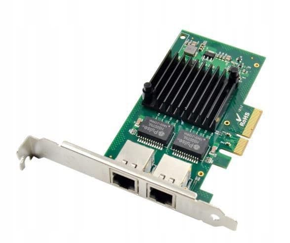 MicroConnect 2-portars RJ45 PCIe-nätverkskort