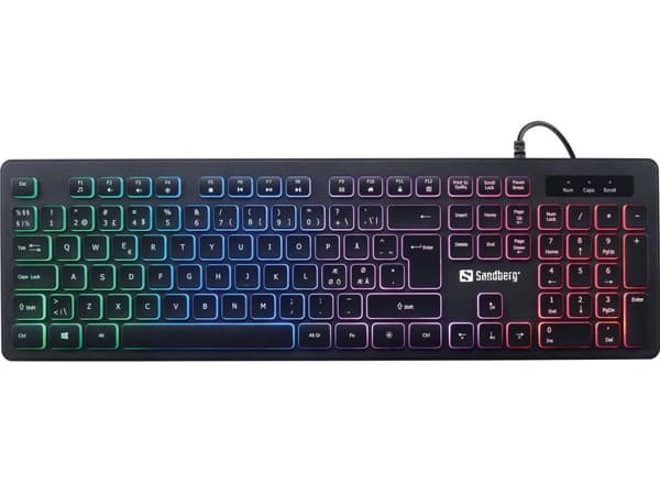 Sandberg Stealth NORDIC Gamer Stealth NORDIC tangentbord, 640-32