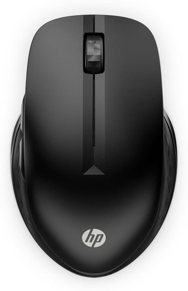 HP 430 trådlös mus för flera enheter, ambidextrös, optisk, Bluetooth, 1200 DPI, svart, 3B4Q2AA#ABB