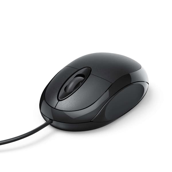 Kompakti 1000 dpi:n optinen tietokonehiiri USB-liitännällä