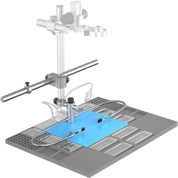 Digital Mikroskop Stativ, Metal + ABS Konstruktion, Kompatibel med Andonstar Modeller,Plus-Stand