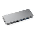 Miniatyrbild 2 av 2: USB-C-hubb, 4K HDMI-utgång, hög hastighet Thunderbolt 3,Silver
