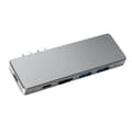 Miniatyrbild 1 av 2: USB-C-hubb, 4K HDMI-utgång, hög hastighet Thunderbolt 3,Silver