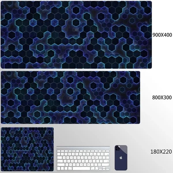Spelmusmatta, Stor Utökad Storlek, Halkfri Design, Gummimaterial,AV000080, 1000x500x4mm