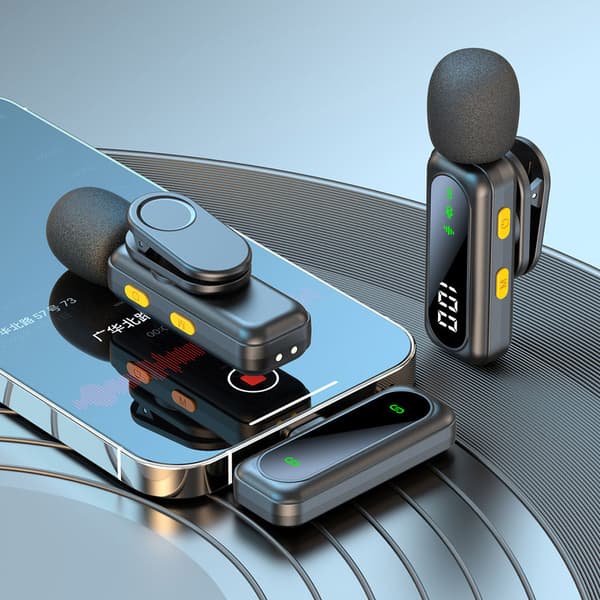 Trådlös lavaliermikrofon med USB-C mottagare