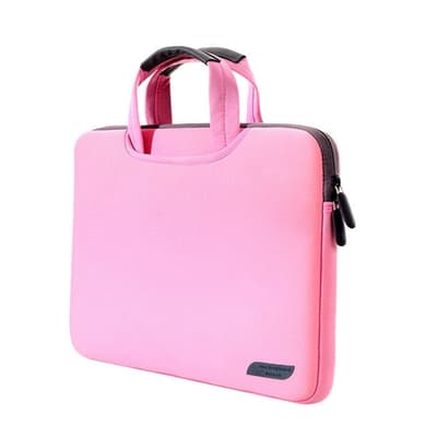 Laptopsleeve med Håndtag 15,4" - Lyserød
