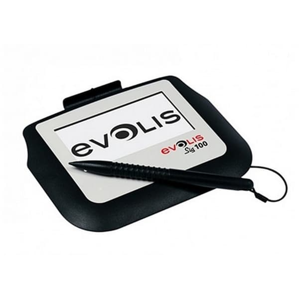 Tablet Underskriftindsamler Evolis SIG100 Sort