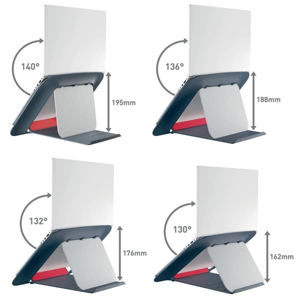 Laptopstativ LEITZ Ergo Cosy grå