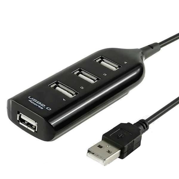 MaxLLTo ® MULTIPLUG 4-PORTAR HUB Multiladdare USB 2.0-kabel - PC MAC TABLET SMARTPHONE