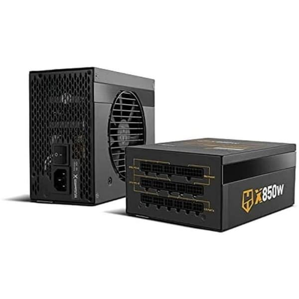 NOX XTREME PRODUKTER Nox Hummer X 850 W 80 Plus Guld - 850 W ATX 12 V Strömförsörjning med Ultra Tyst Fläkt Svart