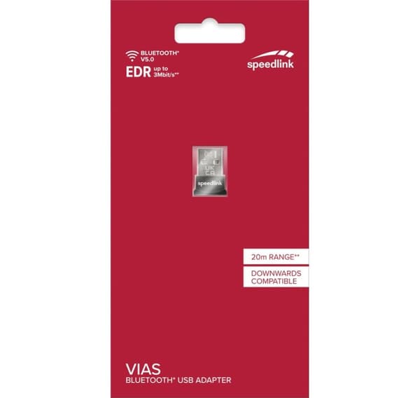 Speedlink Bluetooth-adapter BT 5.0 Vias Nano (SL-167411-BK)