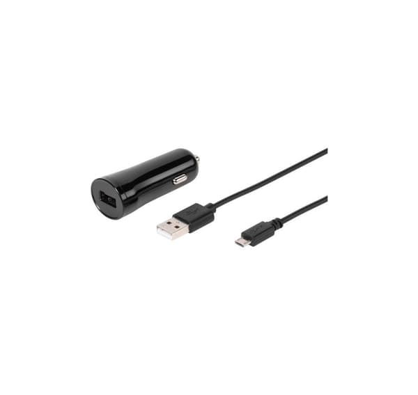 Vivanco autolaturi USB 2.4A 1,2m (60022) musta