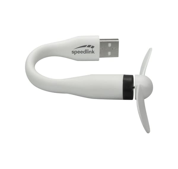Speedlink tuuletin Aero Mini USB, valkoinen