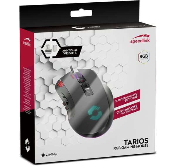 Speedlink-hiiri Tarios, musta (SL-680012-BK)