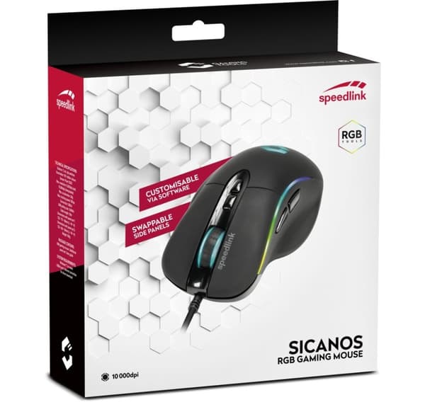 Speedlink-mus Sicanos, svart (SL-680013-BK)
