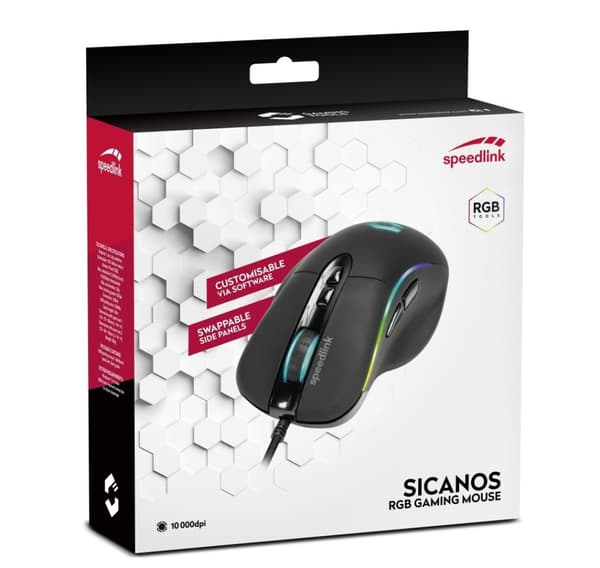Speedlink-mus Sicanos, svart (SL-680013-BK)