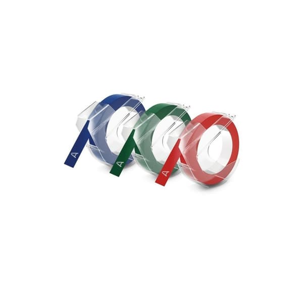Dymo pregebånd 3D 9mm 3m 3tk p/s/m