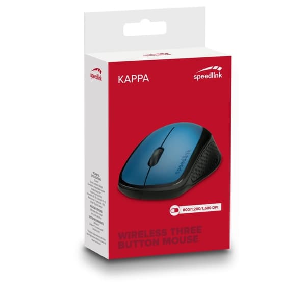 Speedlink-mus Kappa Wireless, blå (SL-630011-BE)